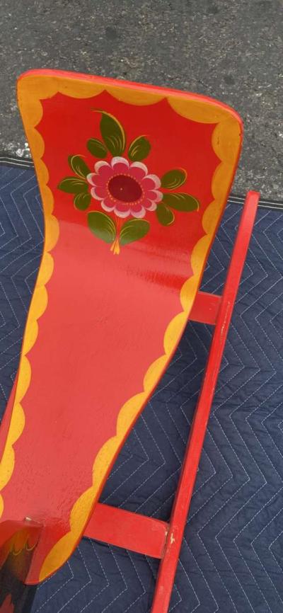 toddler wooden rocking horse - Thumbnail 5