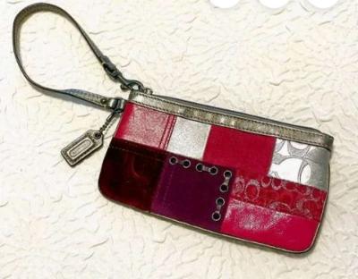 coach holiday patchwork wristlet - Thumbnail 2