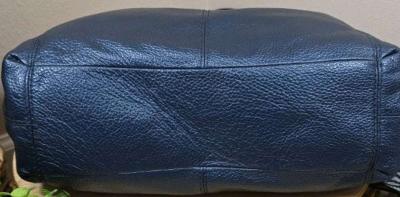 coach metallic blue bag - Thumbnail 3