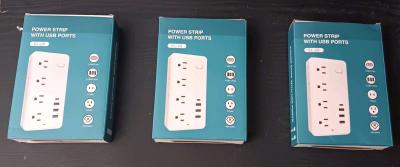 10FT EL28 POWER STRIP WITH USB PORTS - Thumbnail 2