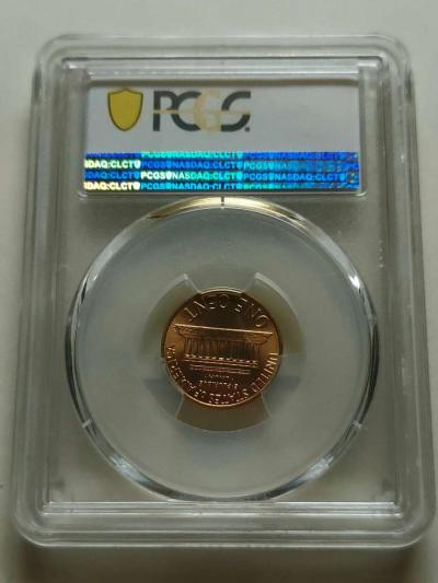 1975 PCGS MS66 RD LINCOLN PENNY - Thumbnail 3