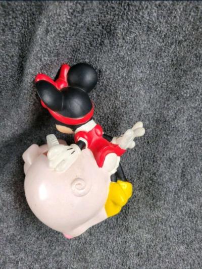 DISNEY Small Minnie Mouse Piggy Bank 65H Preowned - Thumbnail 3