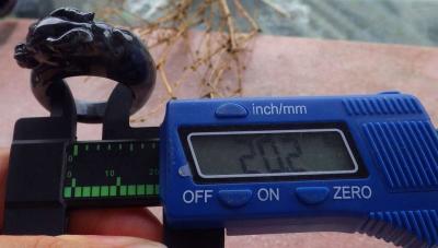 Certificate Black Burma A Jadeite Jade Cow Ox Circle Ring NO - Thumbnail 4