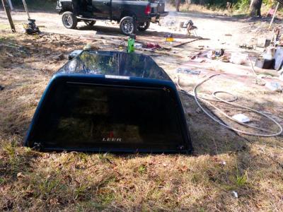 Fiberglass Truck bed cap Camper Shell - Thumbnail 4