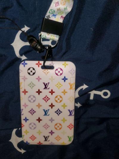 Multicolor Patterned Lanyard with By Louis Vuitton - Thumbnail 2