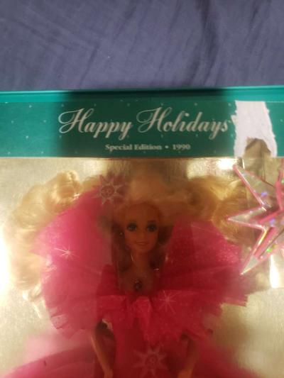 Vintage Happy Holidays Special Edition Barbie 1990 - Thumbnail 5