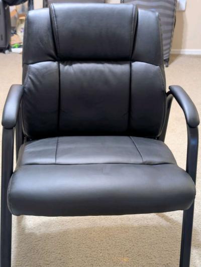 Stackable Chair with Metal Frame Set of 2 - Thumbnail 2