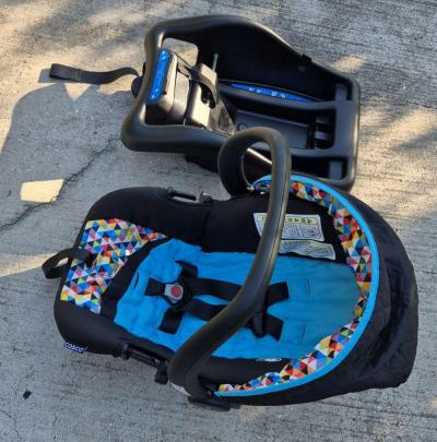 Cosco Light n Comfy DX LX Car Seat Blue - Thumbnail 6