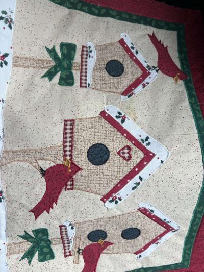 4 vintage Christmas placemats - Thumbnail 3