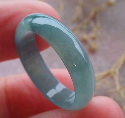 Certificate Jadeite jade  Burmese Ring Round Circle Size 975 - Thumbnail 5