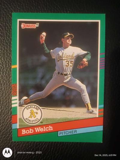 Bob Welch Baseball Card