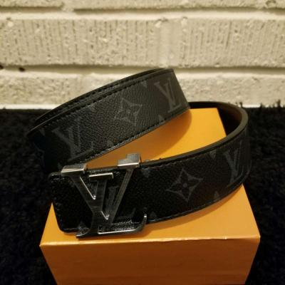 LV Belt with Silver Buckle - Thumbnail 2