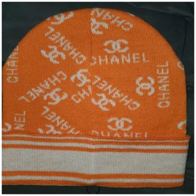 Chanel Orange Knit Beanie - Thumbnail 2