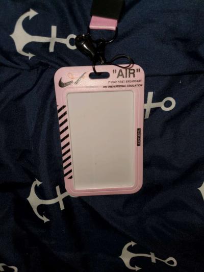 Offwhite monogram lanyard ID holder - Thumbnail 3