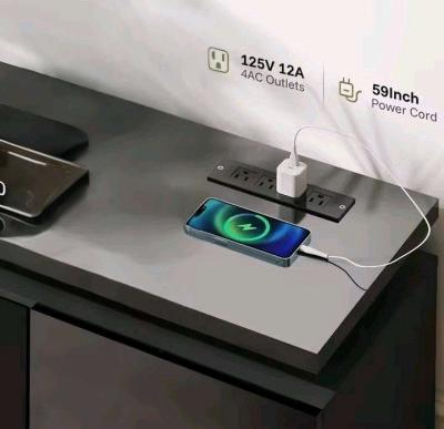 fireplace TV STAND standstand for 85 in TVs with 40in firepl - Thumbnail 4