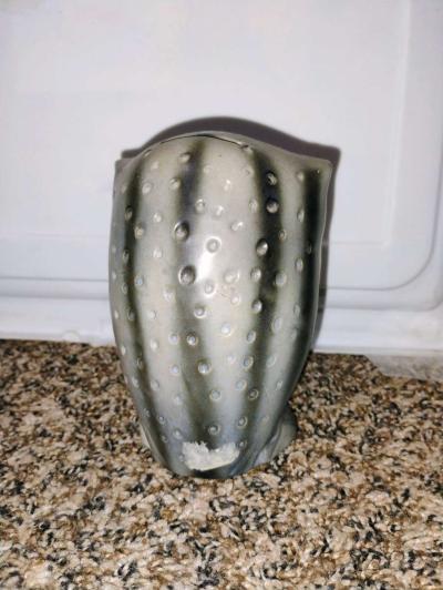 vintage Lefton brand ceramic Barn owl coin bank 1960s1970s - Thumbnail 3