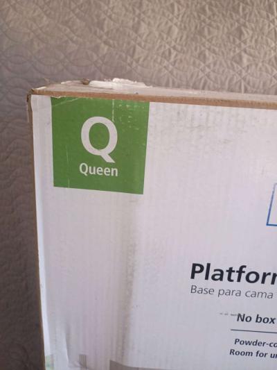 queen platform bed frame - Thumbnail 3