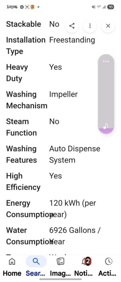 Samsung front load washer - Thumbnail 6