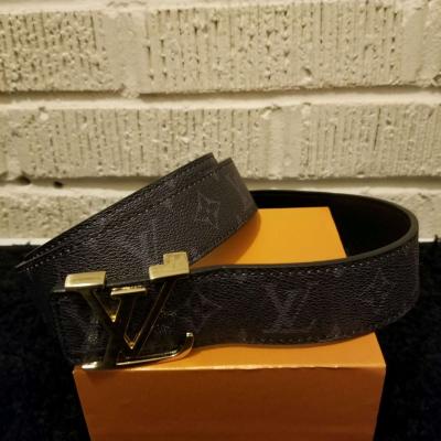 LV Designer Black Belt - Thumbnail 2