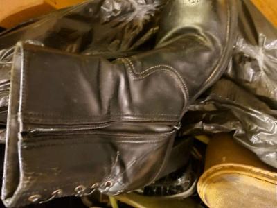 black foe leather boots - Thumbnail 2