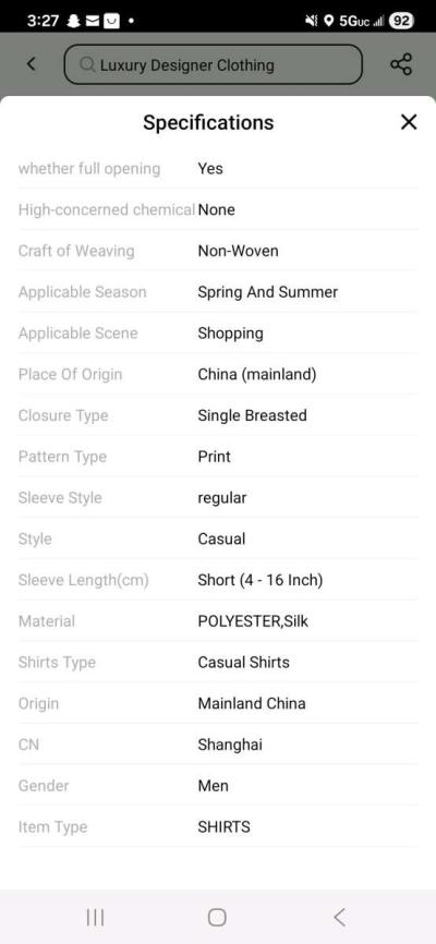 digital printing fashion stylish mens shirts - Thumbnail 3