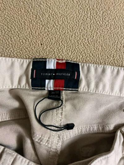 Mens white 36 30 Tommy Hilfiger Jeans Pants - Thumbnail 3