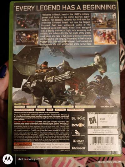 Xbox 360 Game Halo Reach - Thumbnail 2