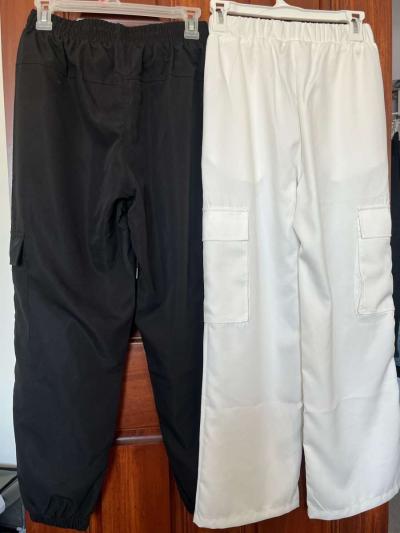 Y2K Cross Graphic  White Cargo Pants Size XS - Thumbnail 2