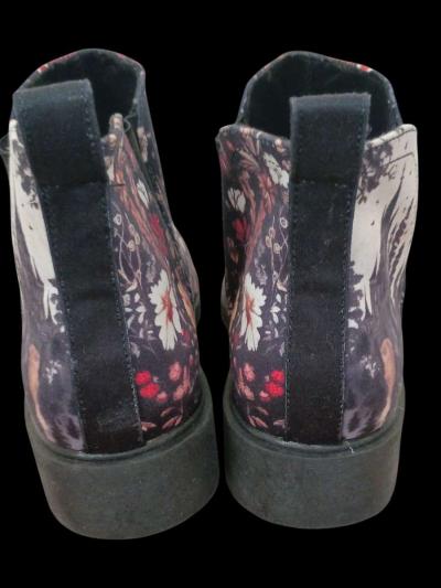 Rogue and Wolf Dark Fairytale Classic Gothic Ankle Boots Sz8 - Thumbnail 4