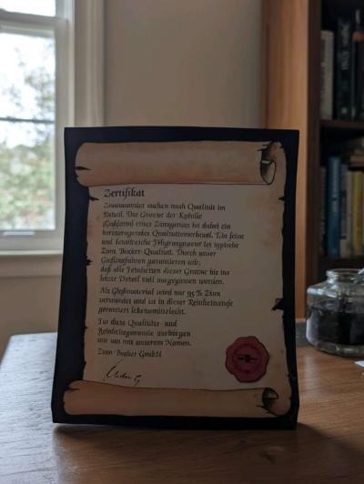 Vintage Zen Becker Pewter Goblet Made in Germany - Thumbnail 5