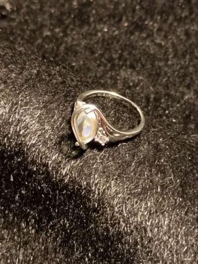 925 sterling opal ring - Thumbnail 5