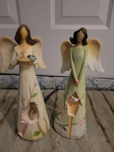 wooden Christmas angels