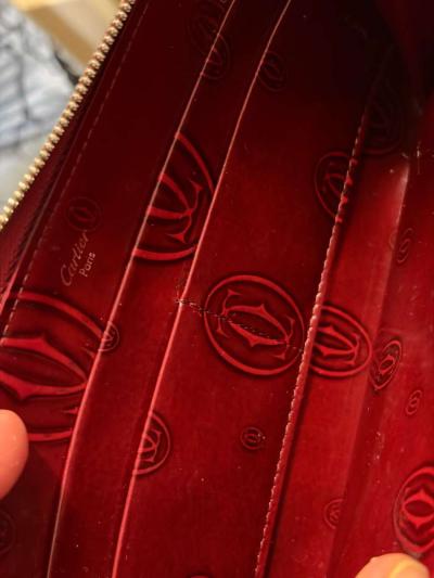 Authentic vintage Cartier long wallet - Thumbnail 4