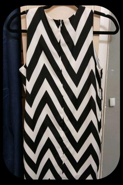 Everly Black and White Dress - Thumbnail 3