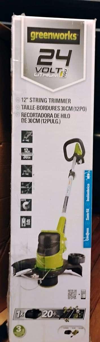 Greenworks 24 volt Trimmer - Thumbnail 2