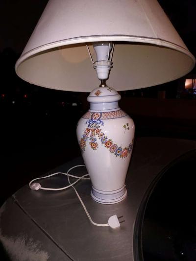 Italian hand painted table lamp - Thumbnail 2