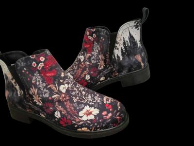 Rogue and Wolf Dark Fairytale Classic Gothic Ankle Boots Sz8 - Thumbnail 6
