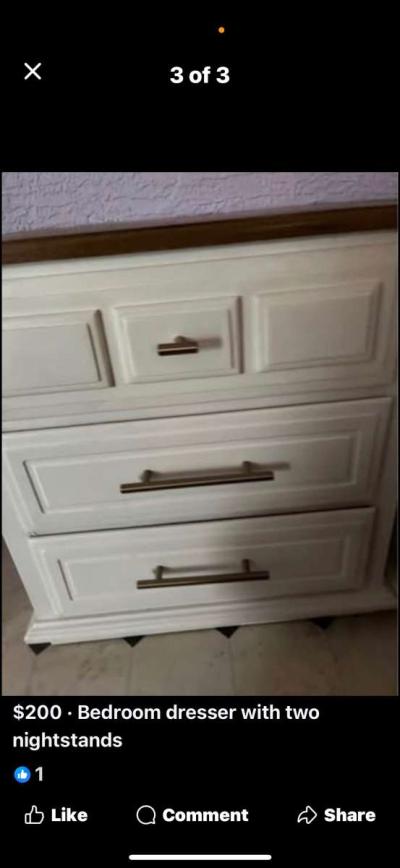 bedroom dresser and two nightstand - Thumbnail 2