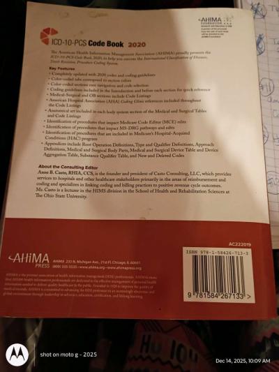 ICD 10 PCS Code Book 2020 - Thumbnail 2