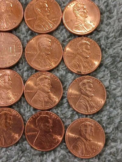 2000 to 2025 US 1c COINS - Thumbnail 6