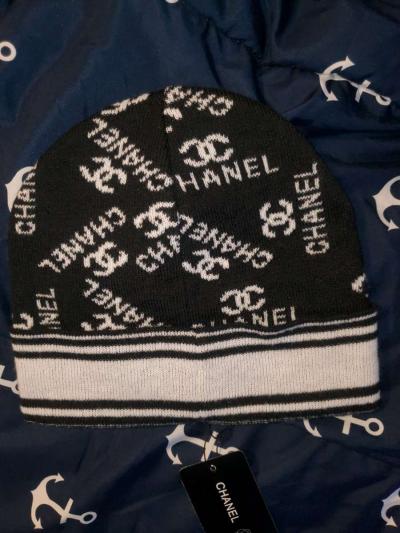 Chanel logo print hat - Thumbnail 3