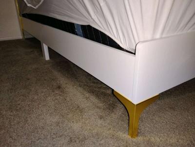 white bed frame - Thumbnail 4