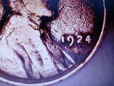 Lincoln wheat pennies 1924 1925 1926 1929 - Thumbnail 3