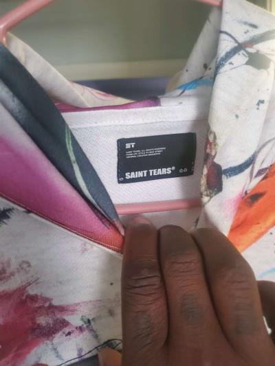 saint tears graphic hoodie - Thumbnail 4