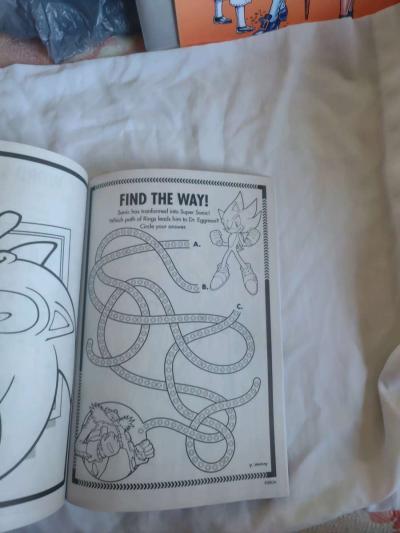 Sonic and Hedgehog activity and coloring book - Thumbnail 4