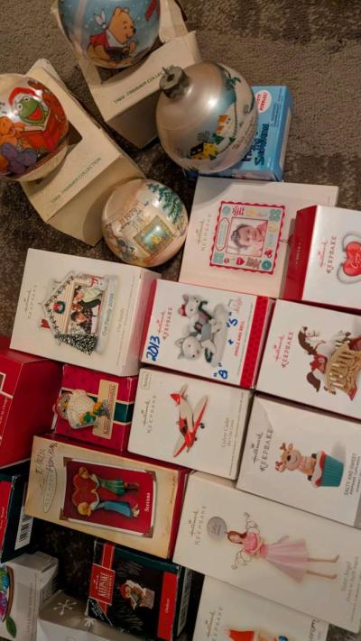 Hallmark collectible Ornaments