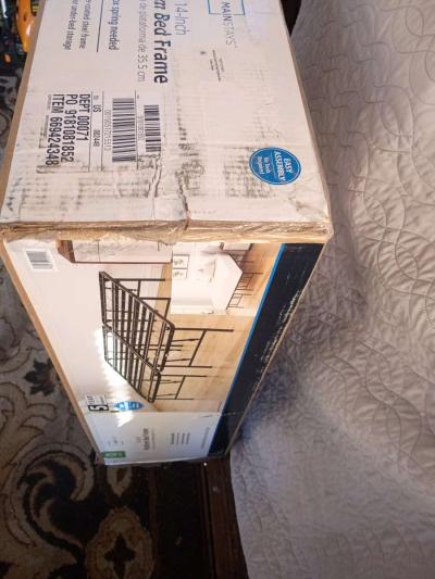 queen platform bed frame - Thumbnail 2