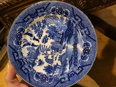 blue Willow China dinner plate - Thumbnail 4