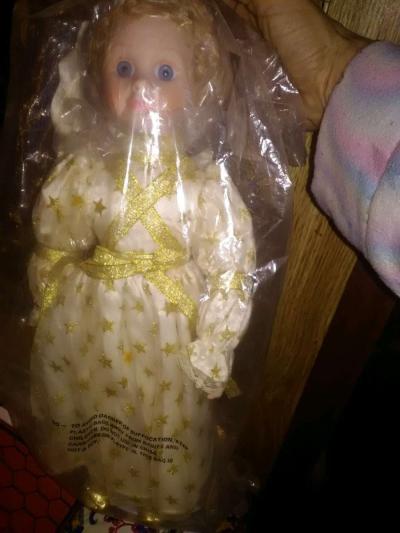 collectable glass Angel doll - Thumbnail 3