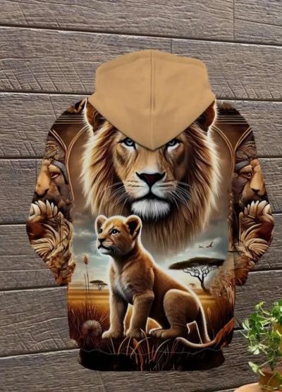 New men 3D hoodie size 2X or Unisex - Thumbnail 2